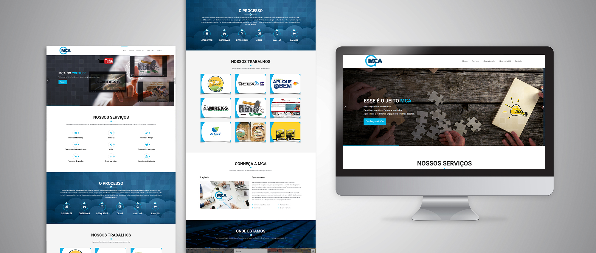 Site Institucional Agência MCA